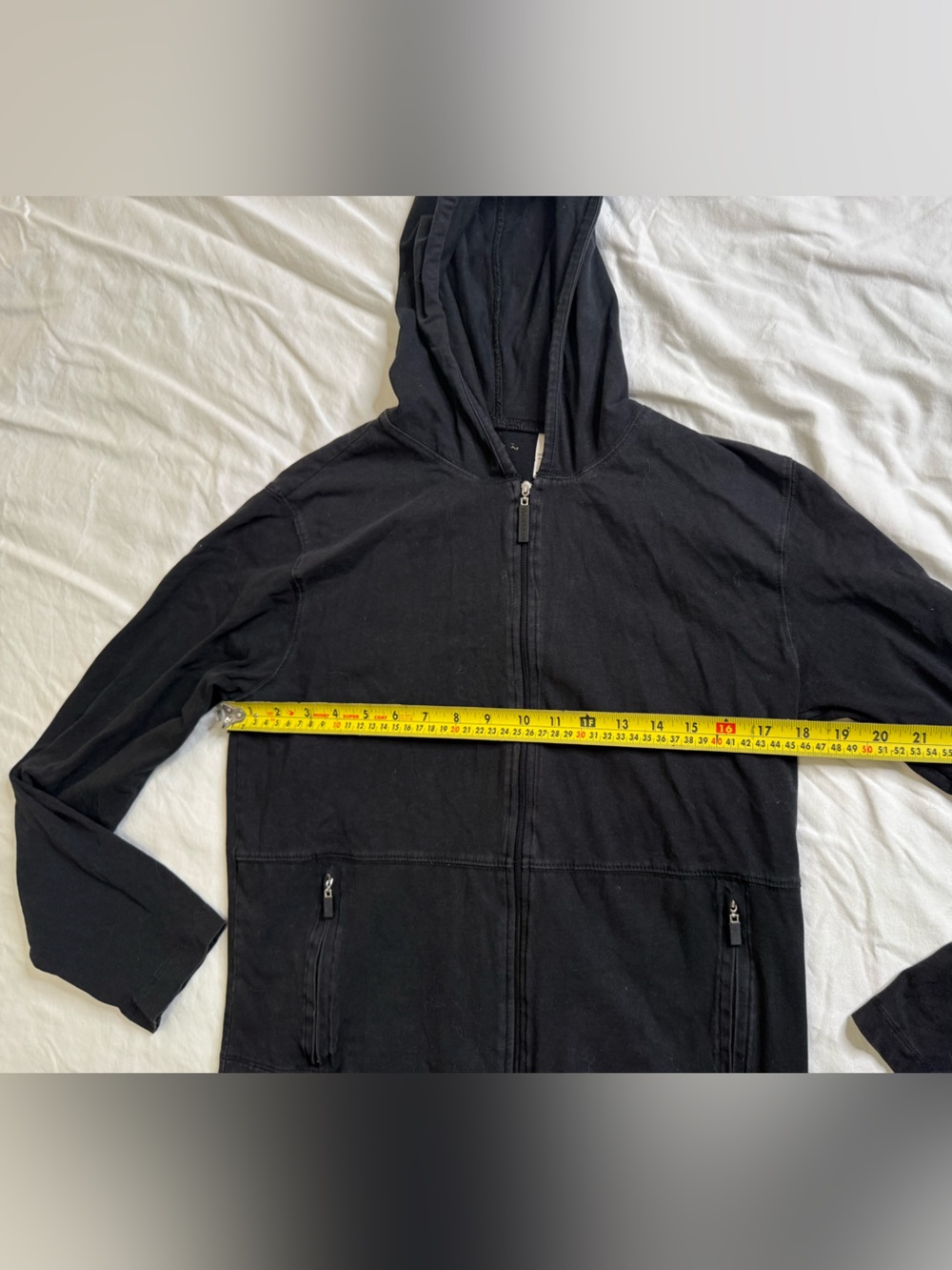 Danskin Black Zip Hooded Athleisure Yoga Jacket Medium - Picture 11 of 12